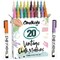Extra Fine Tip Liquid Chalk Markers for Chalkboard (1mm, 20 Vintage Colors) - Dry Erase Marker Pens for Blackboard, Windows, Signs, Bistro - Thin Point, Erasable, Pastel Chalkboard Markers Pen